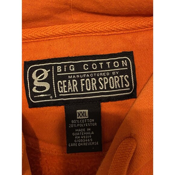 Carson Newman Eagles Orange Hoodie Men's Size XXL NCAA Gear for Sports - Picture 6 of 9